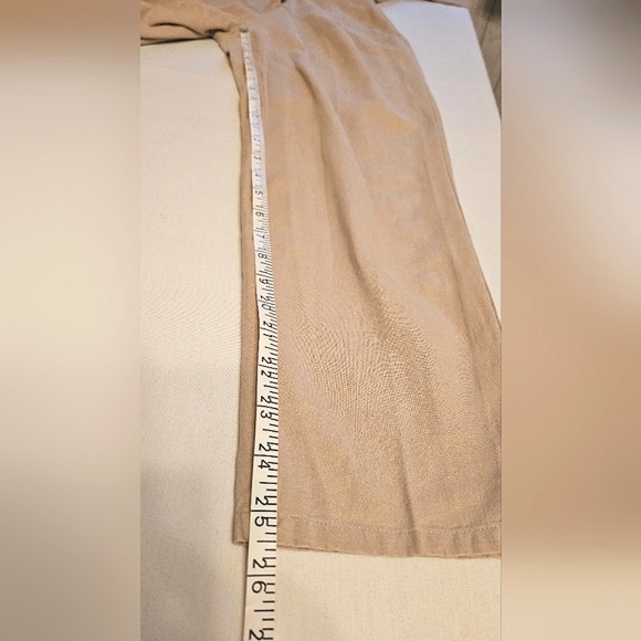 Collared Jumpsuit with Button-Up Front and Elasticized Waist - Vintage Nok Nok  - Picture 9 of 14